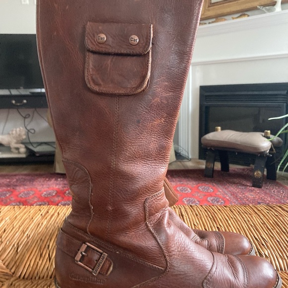 Cat Caterpillar Women's Tan Leather Misa Boot - Picture 4 of 7